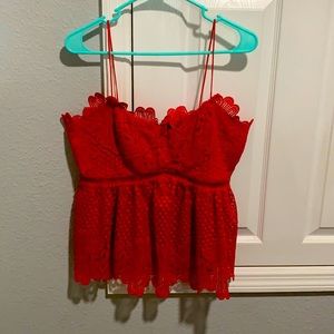 Beautiful red top Boston Proper